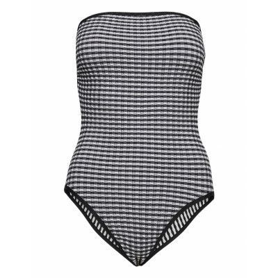 Check In Tube Maillot Baddräkt Badkläder Svart Seafolly