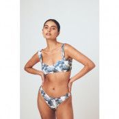 Chloe Rose x NA-KD Bikinitopp med tryck - Blue