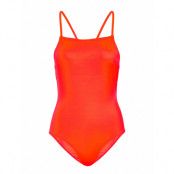 Core Convertable Strap Swimsuit Baddräkt Badkläder Orange French Connection