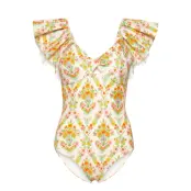 Crystal Ruffle Swimsuit Baddräkt Badkläder Multi/mönstrad Notes Du Nord