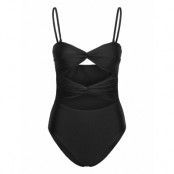 Gina Tricot Cutout Twist Swimsuit Svart