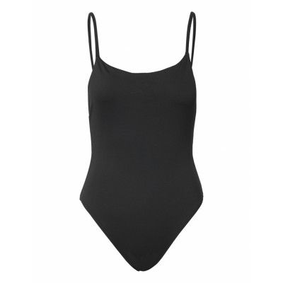 Deep Back Classic Swimsuit Baddräkt Badkläder Svart AIM'N