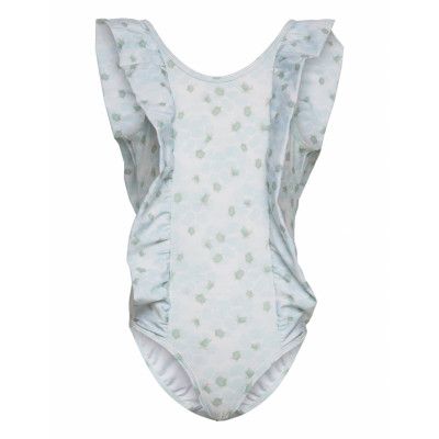 Delicia Printed Swimsuit Baddräkt Badkläder Blue Mini A Ture