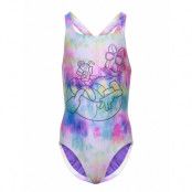 Disney Tie Dye Daisy Duck Girls Swimsuit Baddräkt Badkläder Multi/mönstrad Adidas Performance