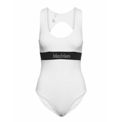 Domino Baddräkt Badkläder Vit Max Mara Leisure