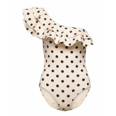 Eleonor -Shoulder Swimsuit Baddräkt Badkläder Multi/mönstrad By Malina