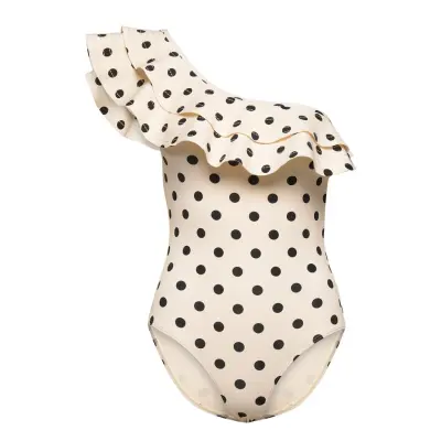 Eleonor -Shoulder Swimsuit Baddräkt Badkläder Multi/mönstrad By Malina