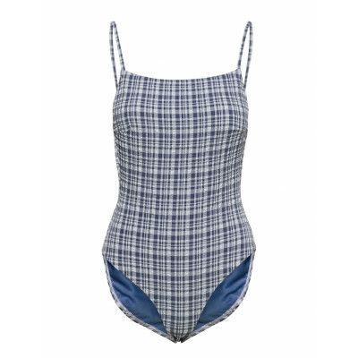 Eli Swimsuit Baddräkt Badkläder Blå Becksöndergaard