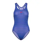 Endurance+ Printed Medalist Baddräkt Badkläder Blå Speedo