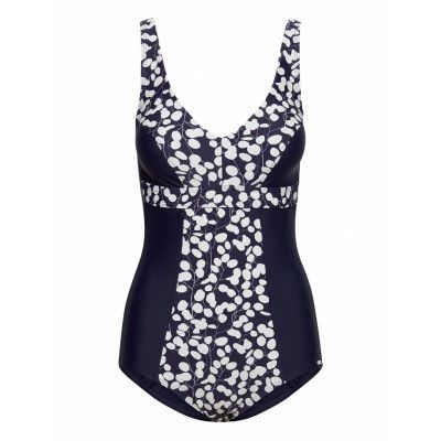 Abecita English Garden Kanters Swimsuit Blå