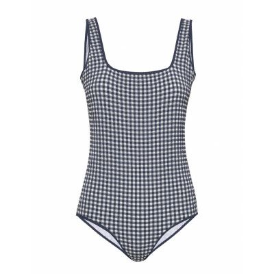 Esther Swimsuit Baddräkt Badkläder Blå Morris Lady