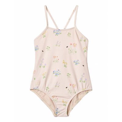 Liewood Fate Printed Swimsuit Kräm