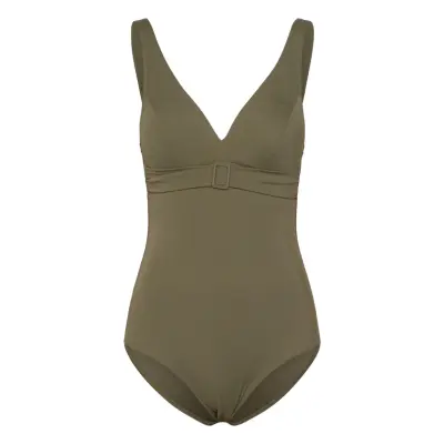 Femilet Rivero Wirefree Plunge T-Shirt Swimsuit Grön