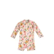Filibabba Villads – Uv-Dragt 3-4 År – Ocean Blossom Rosa