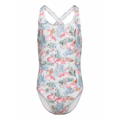 Flamingo Baddräkt Badkläder Multi/mönstrad Mango