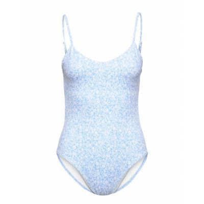 Fleur Blanche Strap Swimsuit Baddräkt Badkläder Blå AIM'N