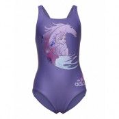 Frozen 2 Swimsuit Baddräkt Badkläder Lila Adidas Performance