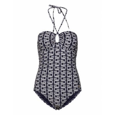 GANT G Pattern Swimsuit Blå