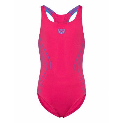 Arena G Reflecting Swimsuit Swim Pro Back Black-Water Rosa
