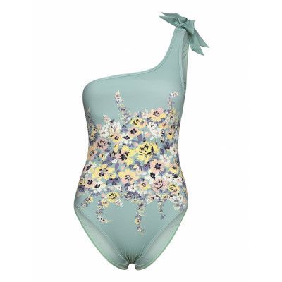 Gemma Swimsuit Baddräkt Badkläder Blå By Malina