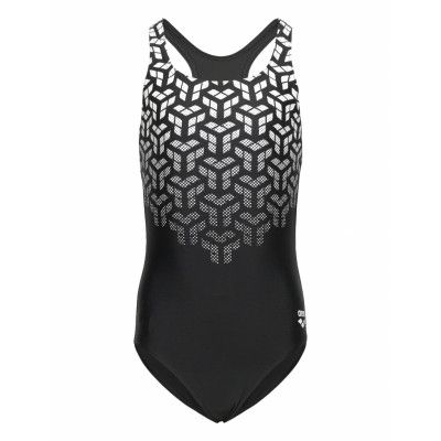 Arena Girl's Arena Kikko V Swimsuit Swim Pro Back Shocki Svart