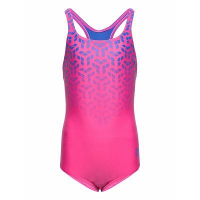 Girl's Arena Kikko V Swimsuit Swim Pro Back *Villkorat Erbjudande Baddräkt Badkläder Rosa Arena