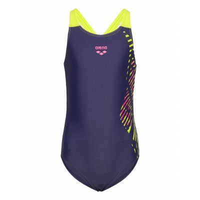 Girl's Arena Vortex Swimsuit V Back Sport Swimsuits Navy Arena