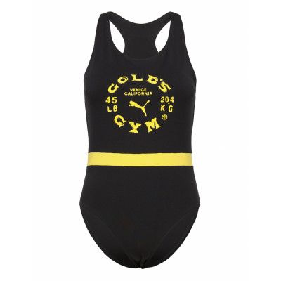 Golds Gym Wns Bodysuit *Villkorat Erbjudande T-shirts & Tops Bodies Svart PUMA