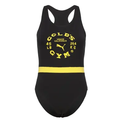 Golds Gym Wns Bodysuit *Villkorat Erbjudande T-shirts & Tops Bodies Svart PUMA