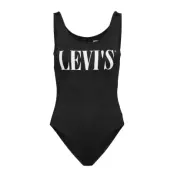 Graphic Bodysuit Logo Bodysuit Baddräkt Badkläder Svart LEVI´S Women