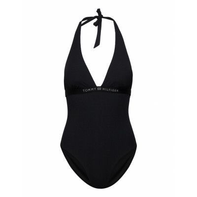 Halter Piece Rp *Villkorat Erbjudande Baddräkt Badkläder Svart Tommy Hilfiger