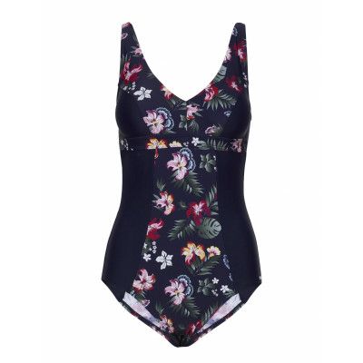 Hawaii, Swimsuit Baddräkt Badkläder Blå Abecita