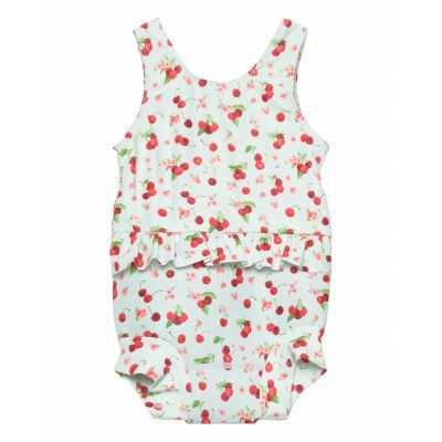 Hcmaddie -Baby Wetsuit Baddräkt Badkläder Blue Hust & Claire