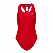 Hmldonna Swimsuit Baddräkt Badkläder Röd Hummel