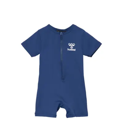 Hmldrew Bodysuit *Villkorat Erbjudande Baddräkt Badkläder Marinblå Hummel