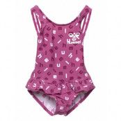 Hmlfilippa Swimsuit Baddräkt Badkläder Multi/mönstrad Hummel