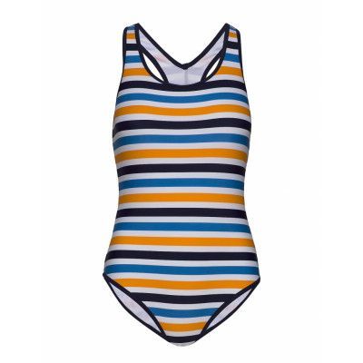Hmllibby Swimsuit Baddräkt Badkläder Multi/mönstrad Hummel