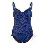 Fantasie Hope Bay Uw Twist Front Swimsuit With Adjustable Leg Blå