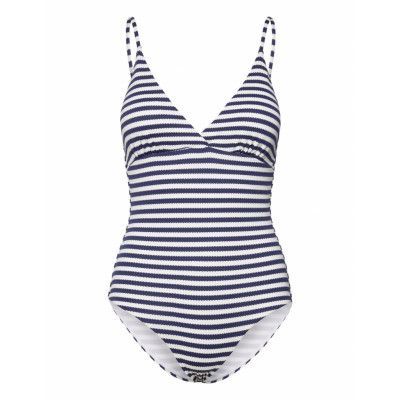 Missya Ibiza Swimsuit Jacquard Marinblå