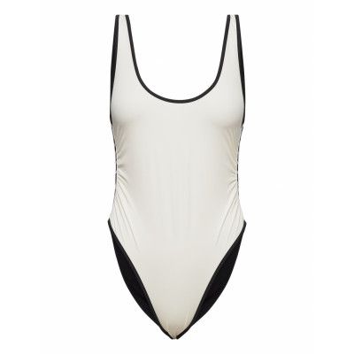 Iconic Logo Baddräkt Badkläder Vit Stella McCartney Lingerie