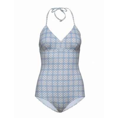 Ingrid Swimsuit Baddräkt Badkläder Blå Nué Notes