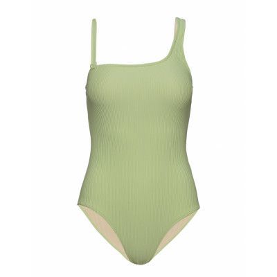 Isabella Swimsuit Baddräkt Badkläder Grön Just Female