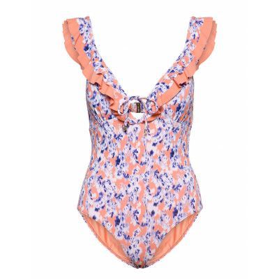 Izzy Swimsuit Baddräkt Badkläder Rosa By Malina