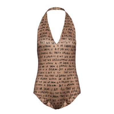 Jade Baddräkt Badkläder Beige Rabens Sal R