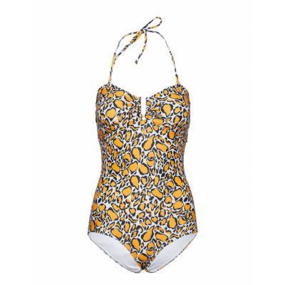 Kellygz Swimsuit Ao19 Baddräkt Badkläder Orange Gestuz