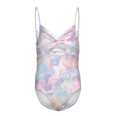 Kids Girls Swim Baddräkt Badkläder Multi/mönstrad Abercrombie & Fitch