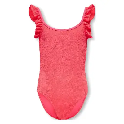 Kids Only Kmgwave Structure Swimsuit Acc Röd