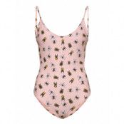 Korsika Swimsuit Baddräkt Badkläder Rosa Svea