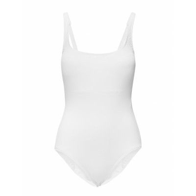 Lace Up 1pcs Baddräkt Badkläder Vit Michael Kors Swimwear