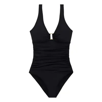 Lauren Ralph Lauren Badkläder Lrl Beach Club Solid Ring Ots U/W S Svart